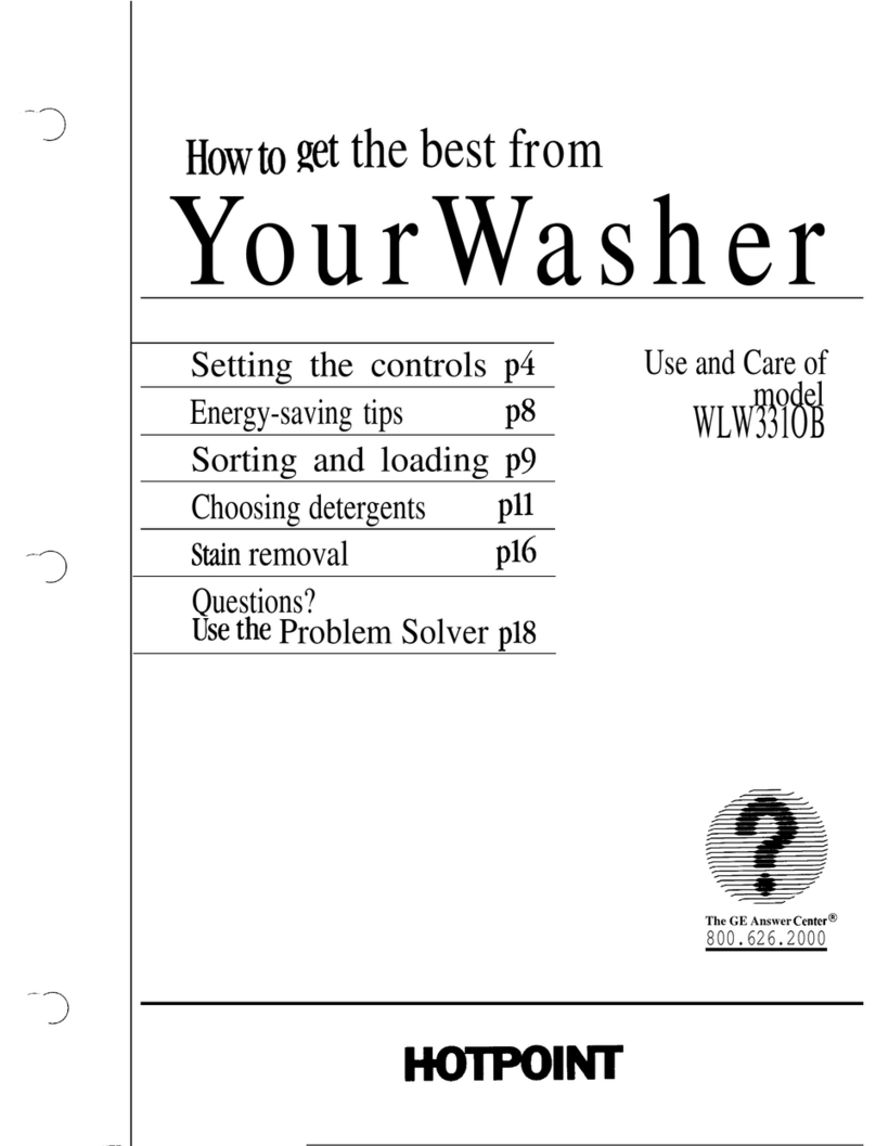 Hotpoint WLW331OB Installation instructions