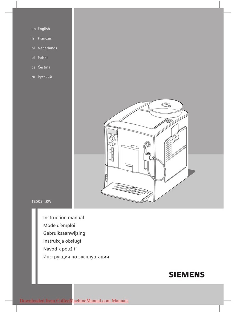 Siemens TE503RW User manual
