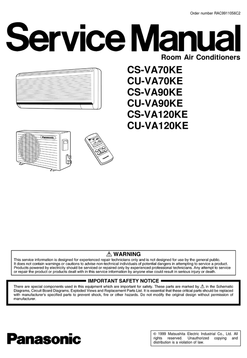 Panasonic CS-VA70KE User manual