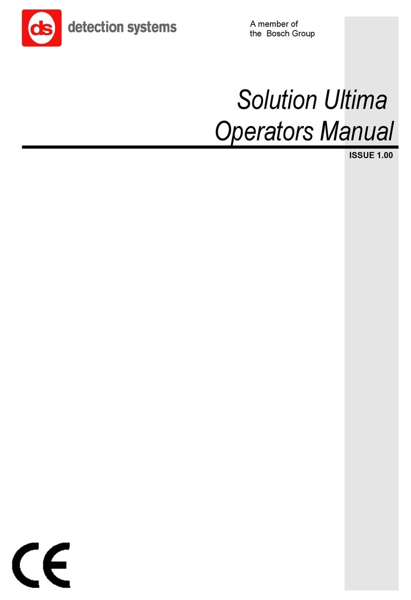 Detection Systems solution ultima User manual