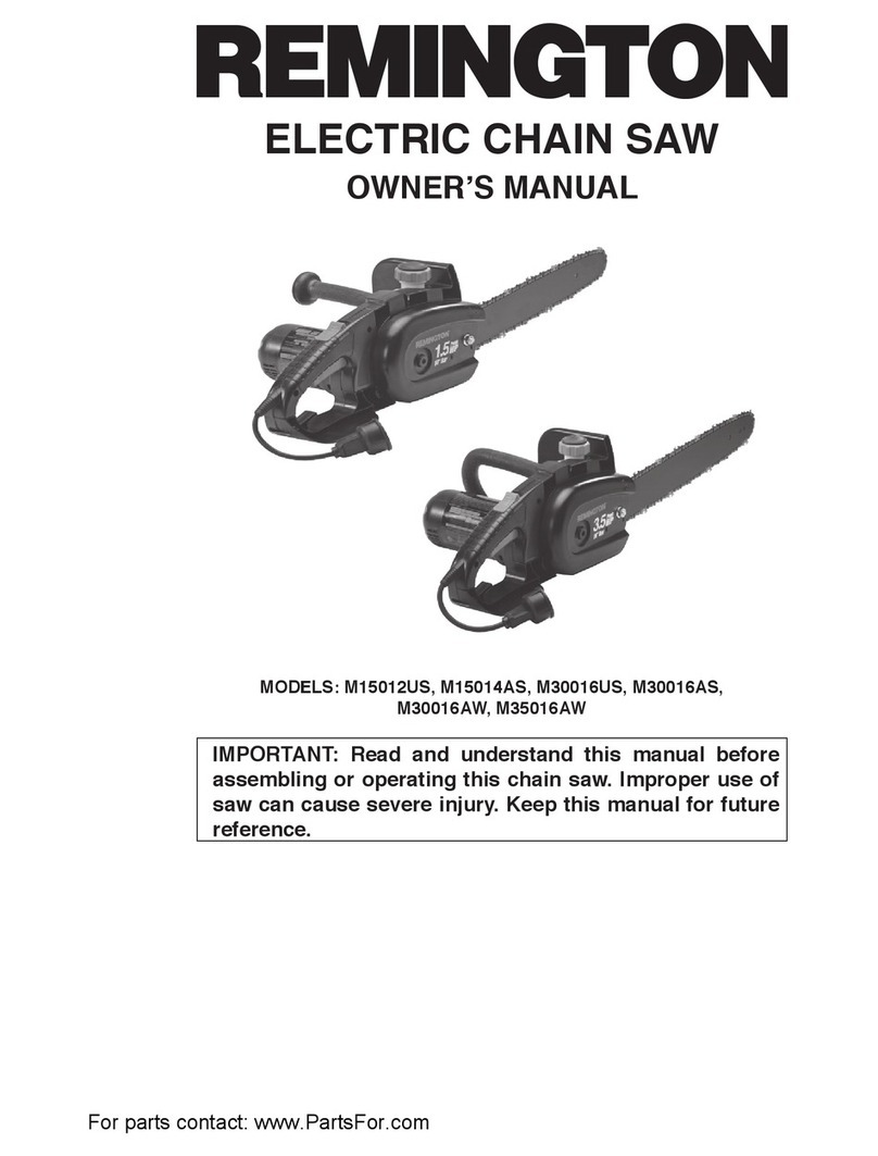 Remington M15012US User manual