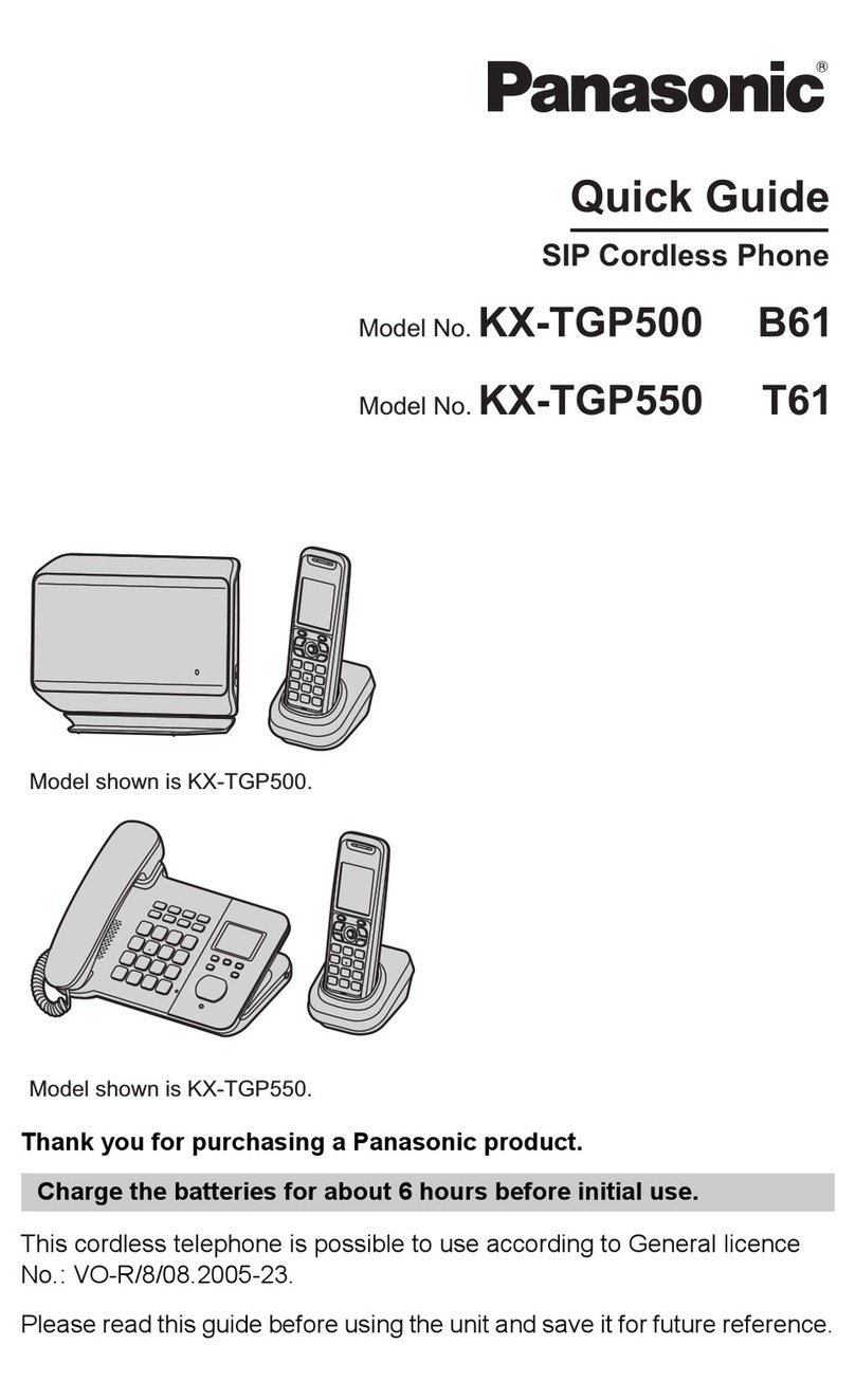 Panasonic KX-TGP500 B61 User manual
