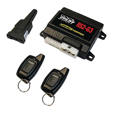 CrimeStopper cool start RS2-G3 User manual