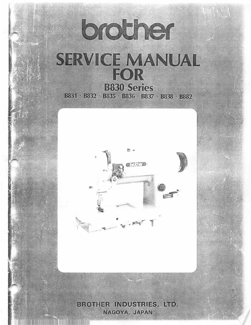 Brother b831 Service manual