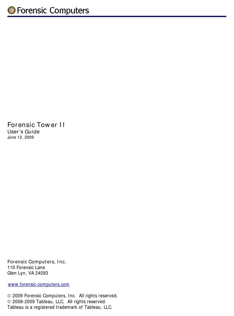 Forensic Computers Tower II (FT II) user guide