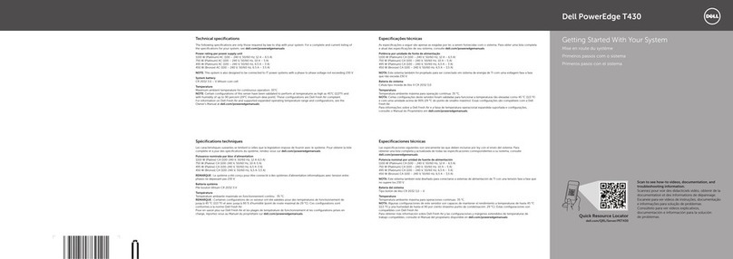 Dell PowerEdge T430 User manual