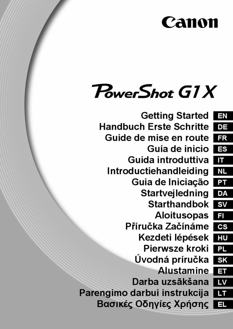 Canon PowerShot G1 X Getting started