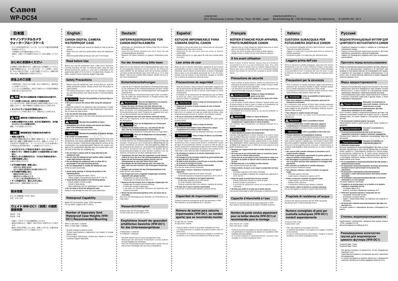 Canon WP-DC54 User manual