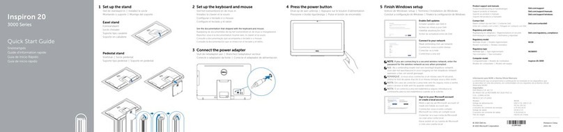 Dell Inspiron 20 3000 Series User manual