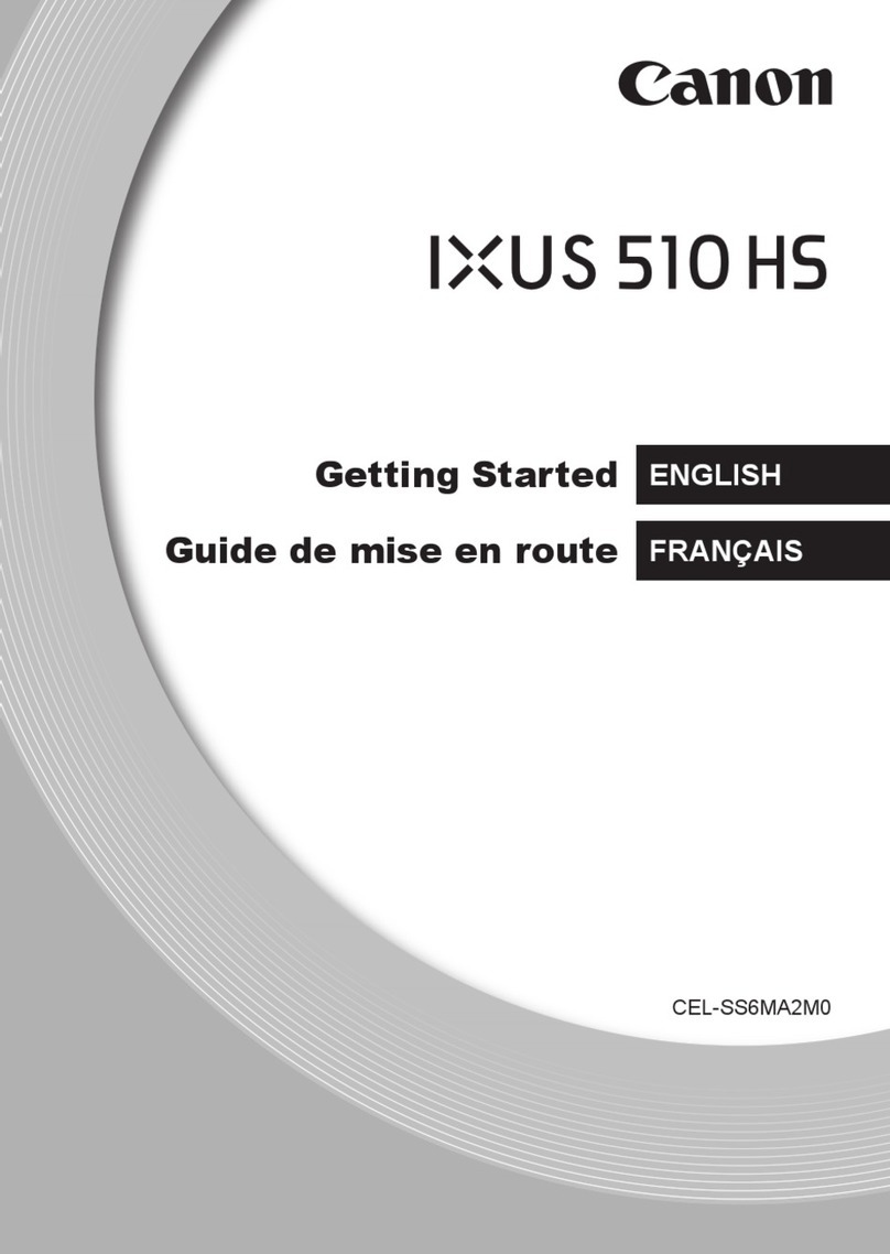 Canon IXUS 510 HS Getting started