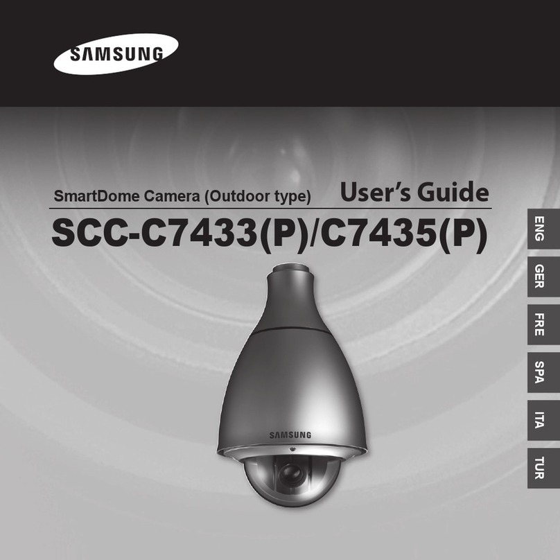 Samsung SCC-C7433(P) User manual