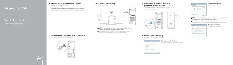 Dell Inspiron 3656 quick start guide