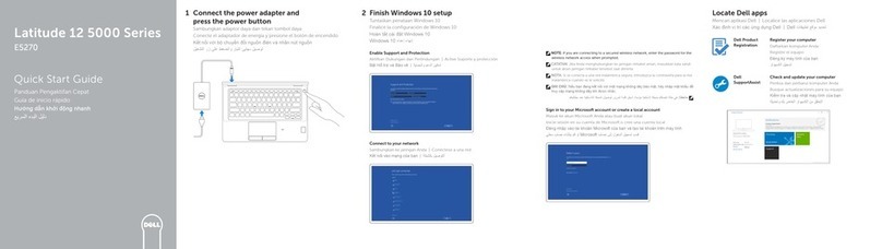 Dell Latitude 12 5000 Series quick start guide