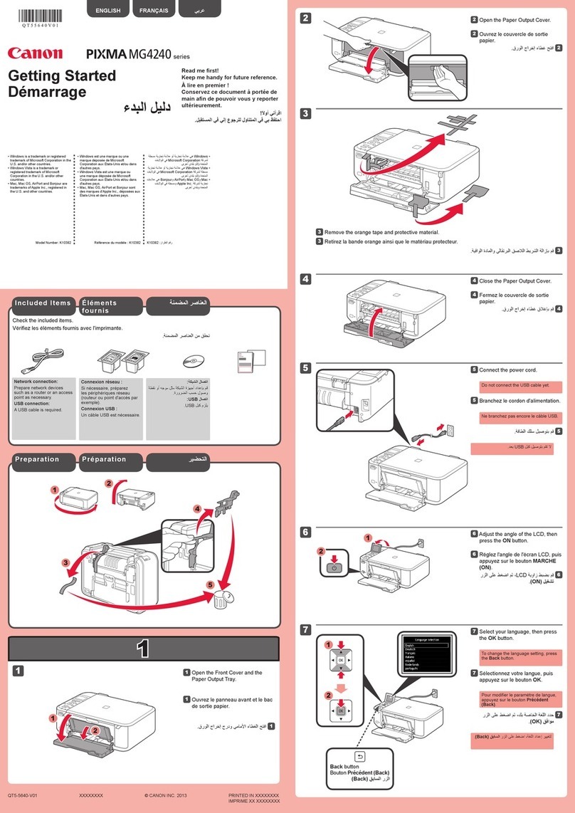 Canon PIXMA MG4240 User manual