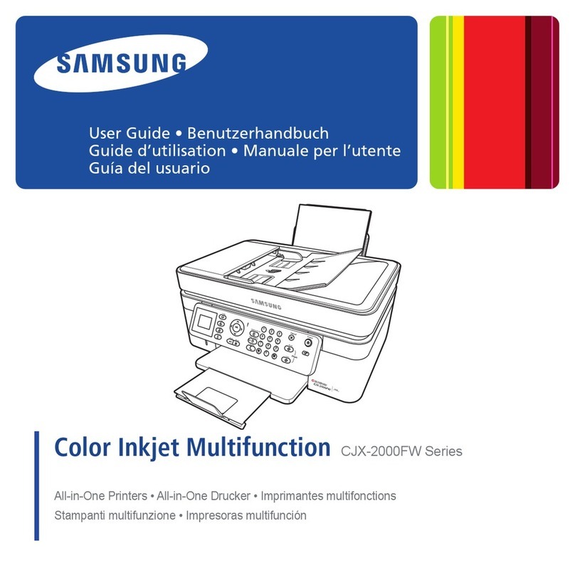 Samsung CJX-2000FW Series User manual