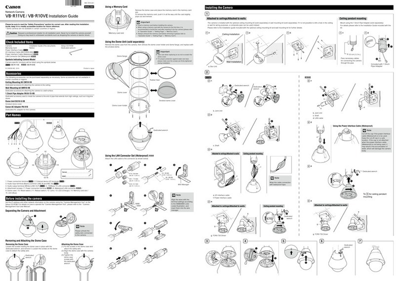 Canon VB-R10VE User manual