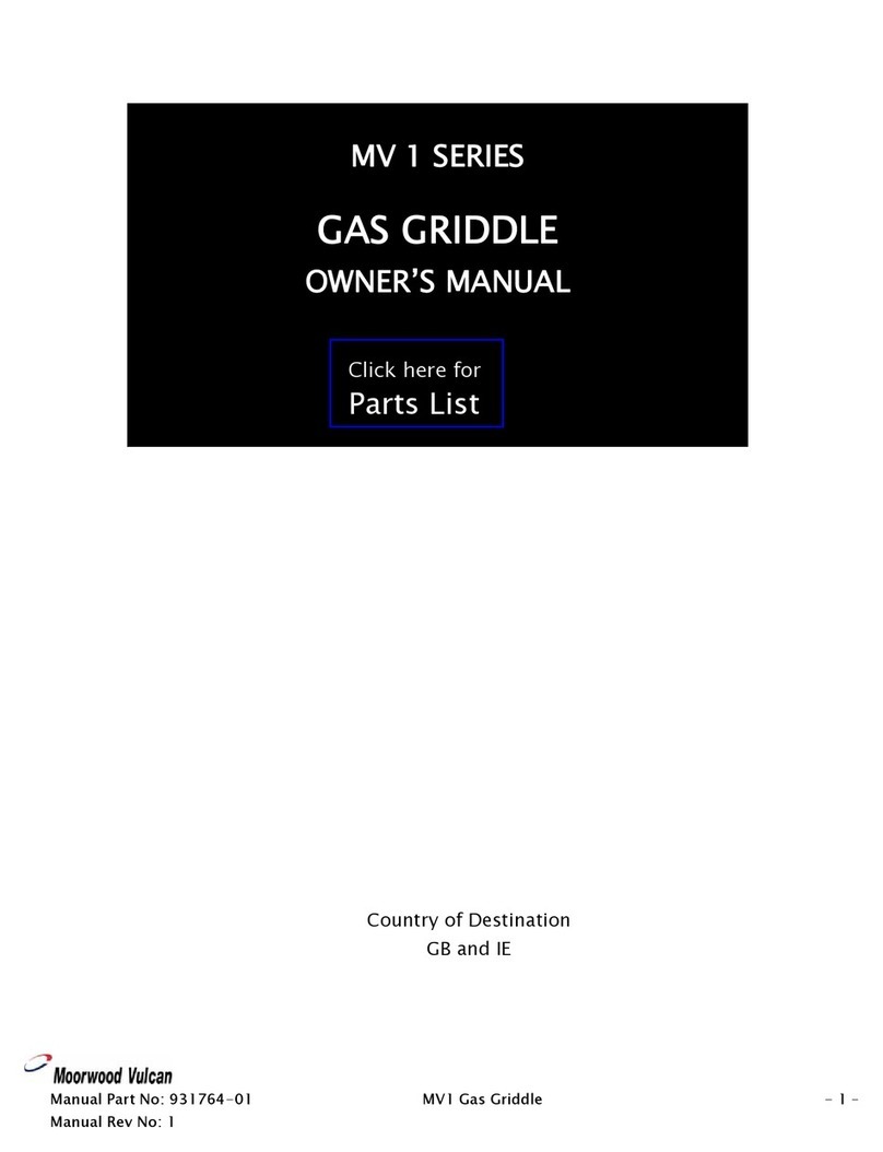 Moorwood Vulcan MV1GRD60-FT-NG User manual