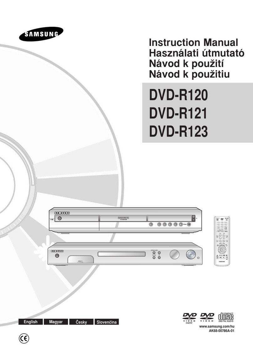 Samsung DVD-R120 instruction manual