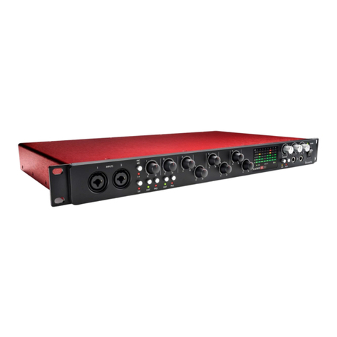 Focusrite Scarlett 18i20 User manual