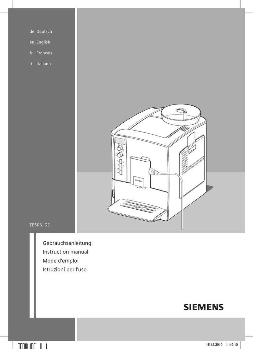 Siemens TE506F09DE User manual Siemens TE506F09DE User manual