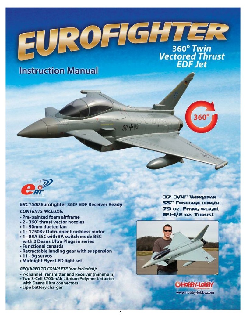 erc ERC1500 EUROFIGHTER User manual