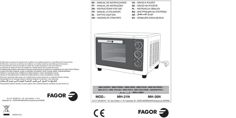 Fagor MH-21N Instructions for use