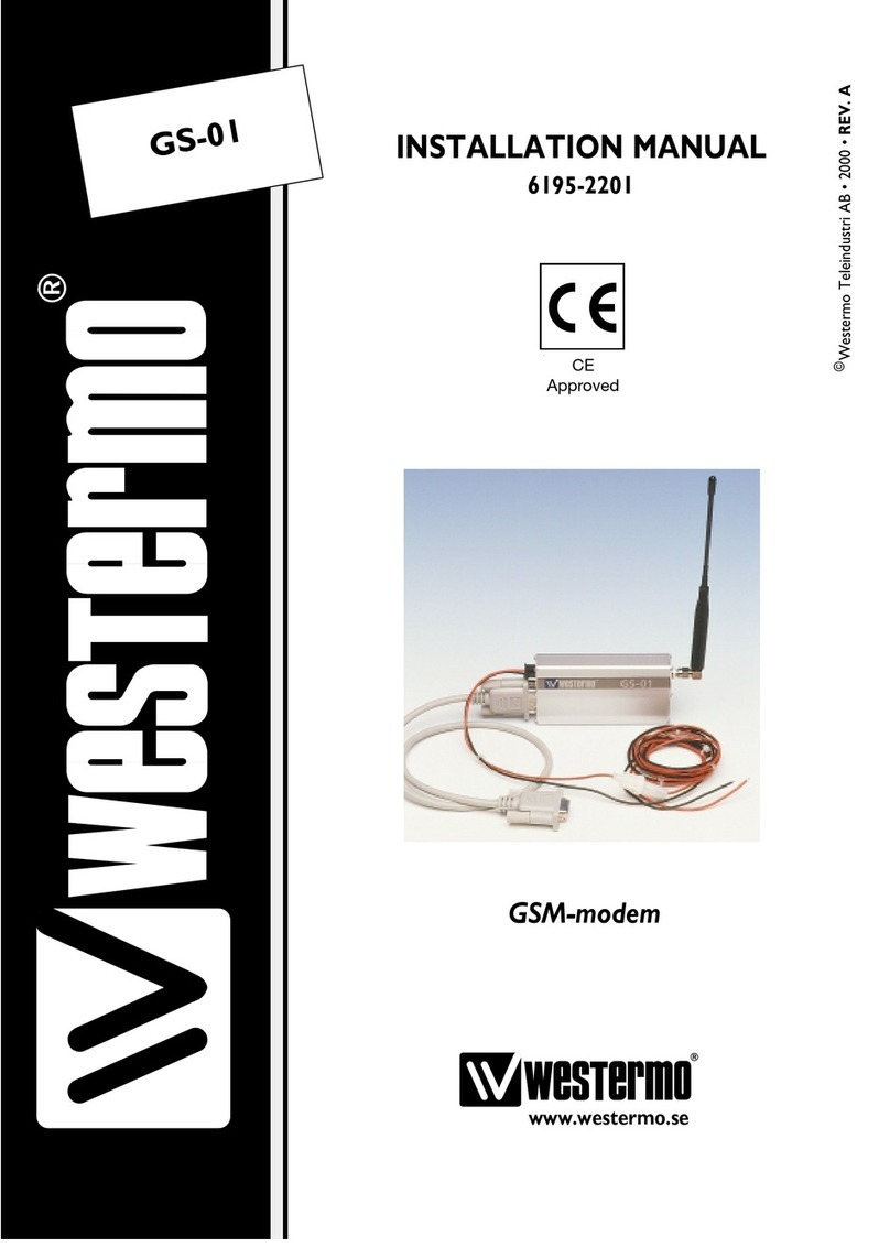 Westermo GS-01 User manual