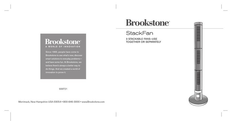 Brookstone STACKFAN manual Brookstone STACKFAN manual