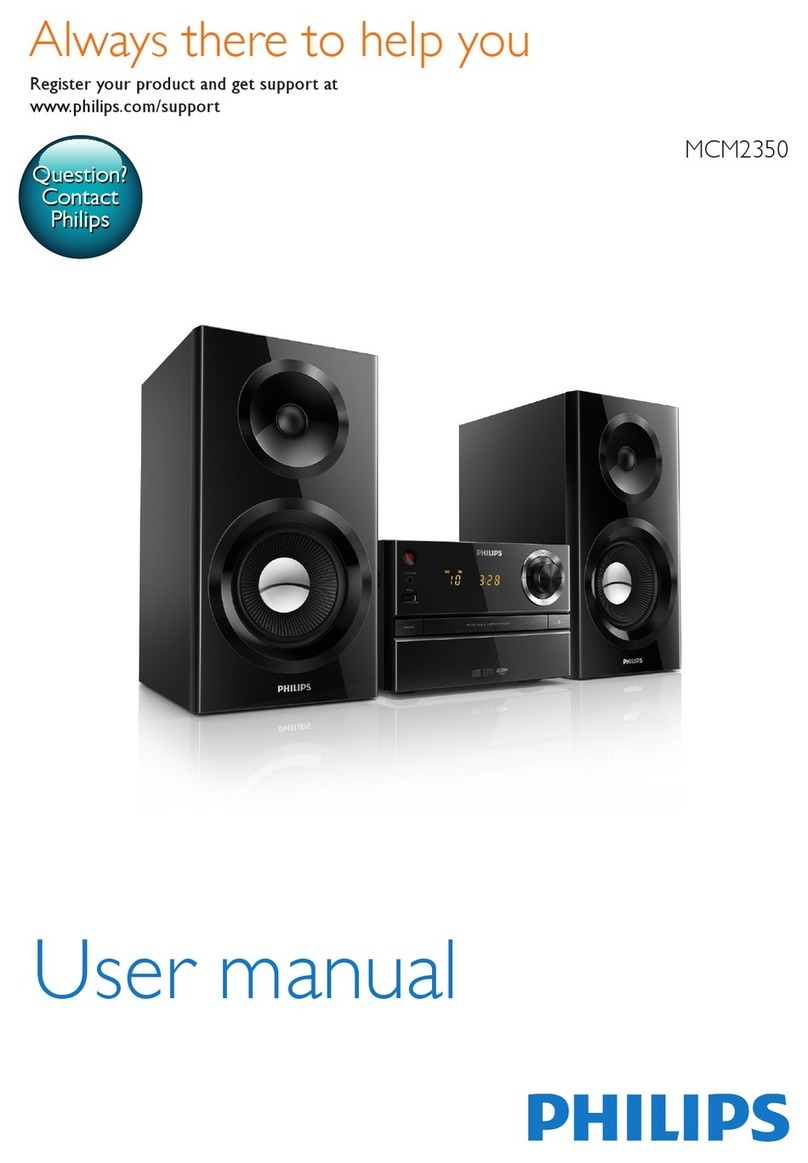 Philips MCM2350 User manual Philips MCM2350 User manual