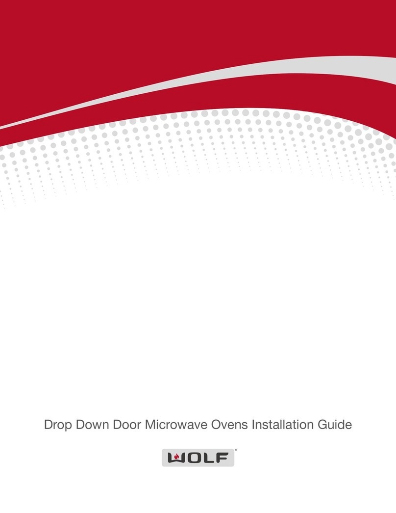 Wolf Drawer Microwave Oven User manual
