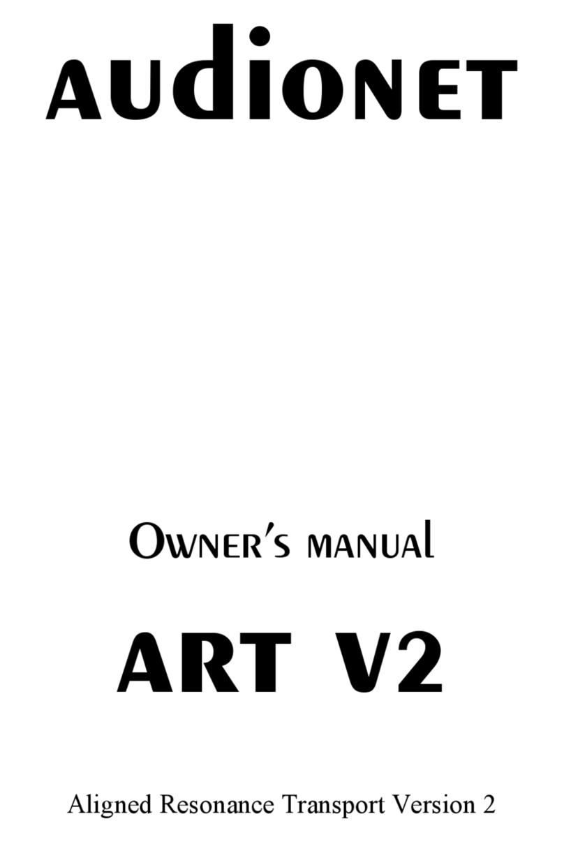 Audionet ART V2 owner's manual