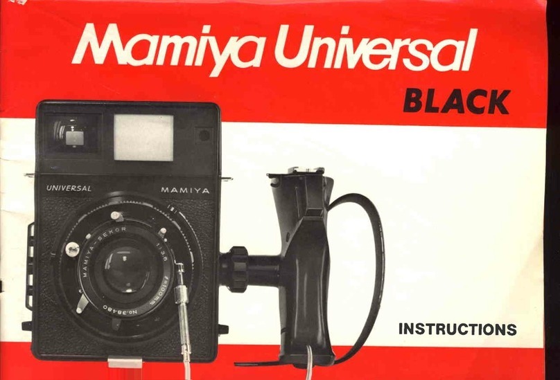 Mamiya UNIVERSAL BLACK User manual