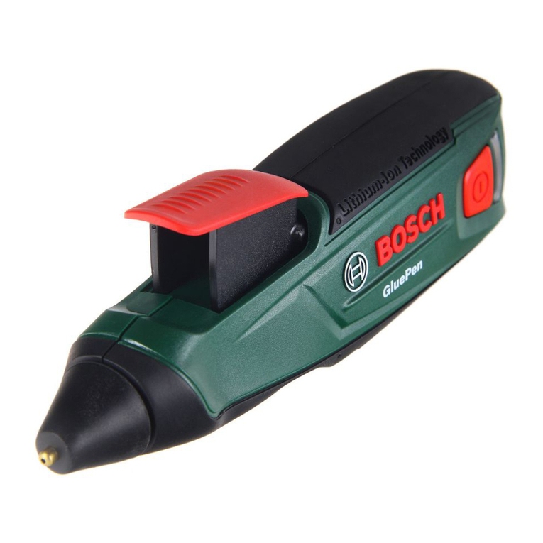 Bosch gluepen User manual