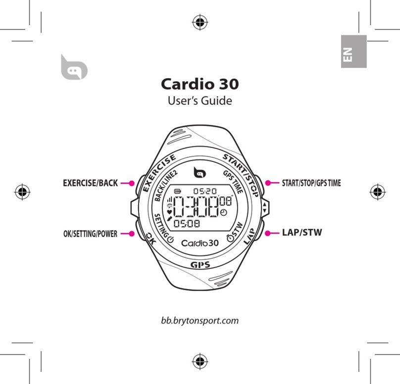 Bryton Cardio 30 user manual