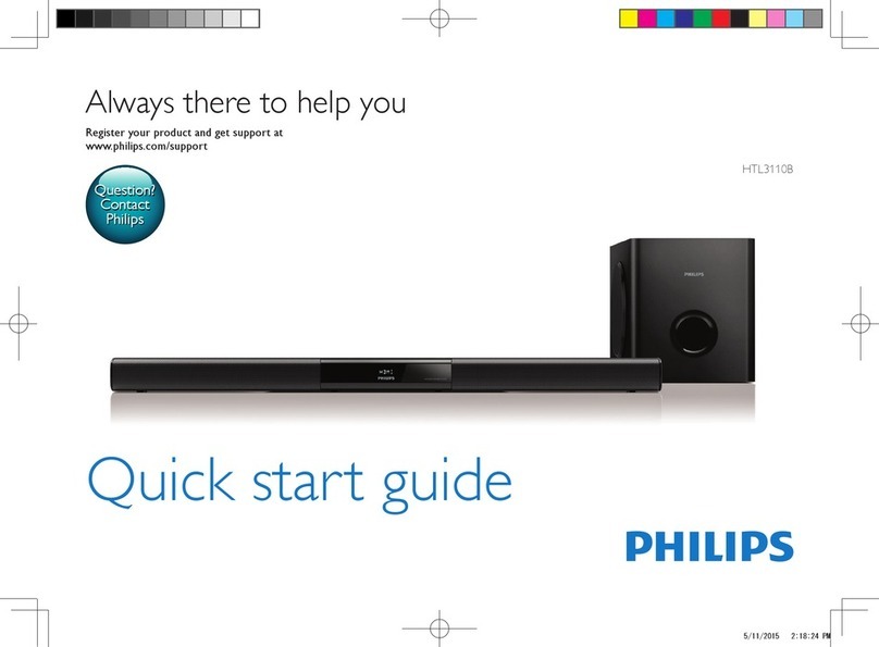 Philips HTL3110B User manual