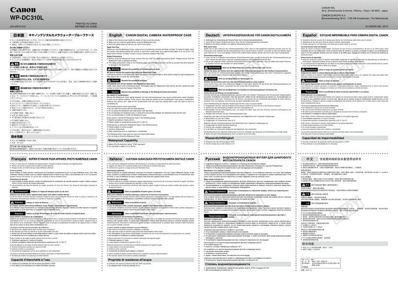 Canon WP-DC310L User manual