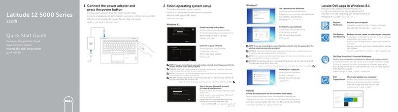 Dell Latitude 12 5000 Series User manual