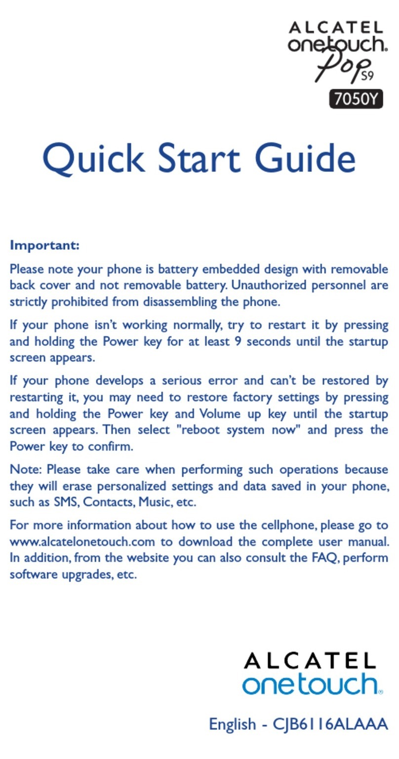 Alcatel POP S9 7050Y User manual