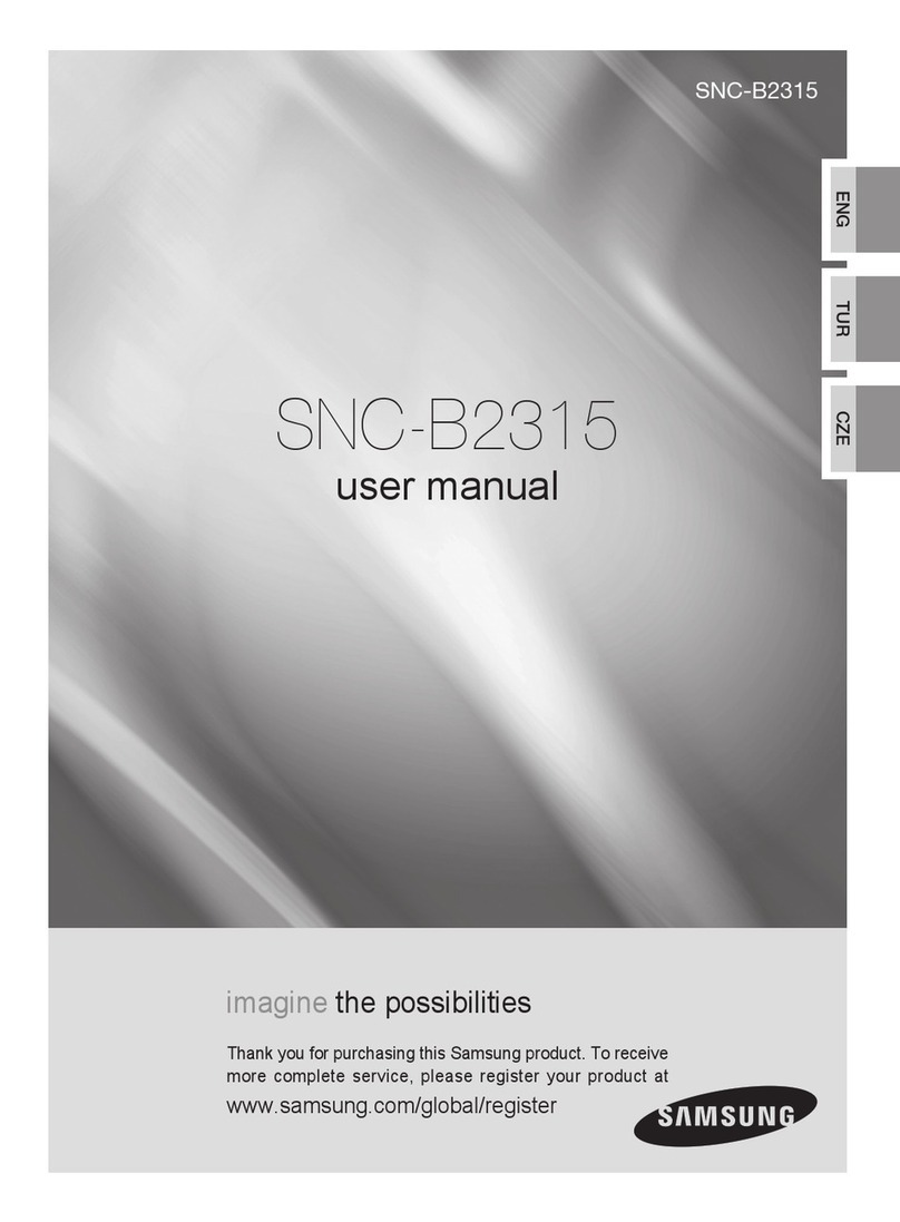 Samsung SNC-B2315 User manual Samsung SNC-B2315 User manual