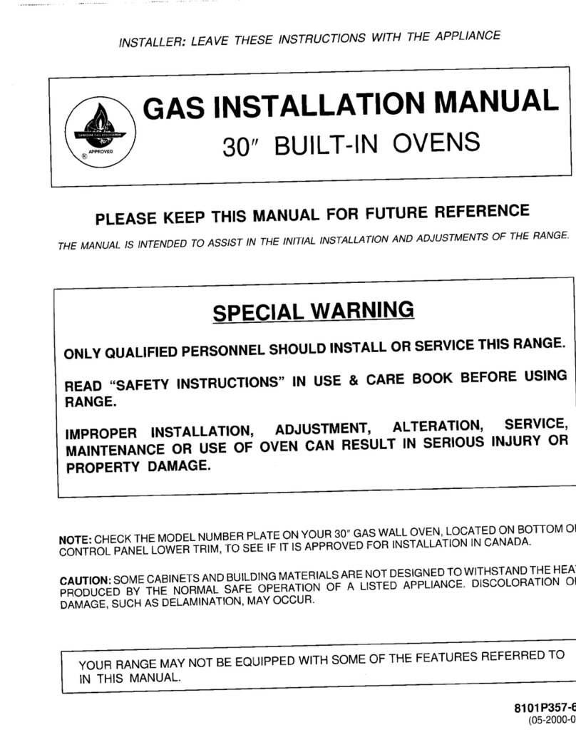 Jenn-Air JGW9130ADW installation manual