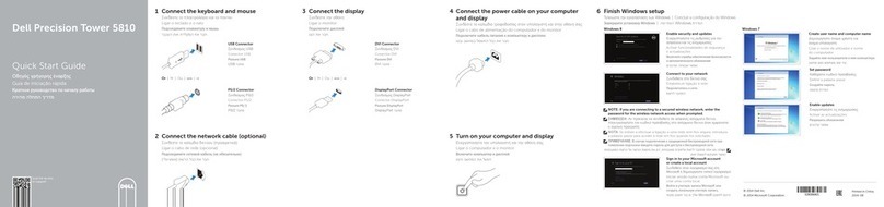 Dell Precision Tower 5810 quick start guide