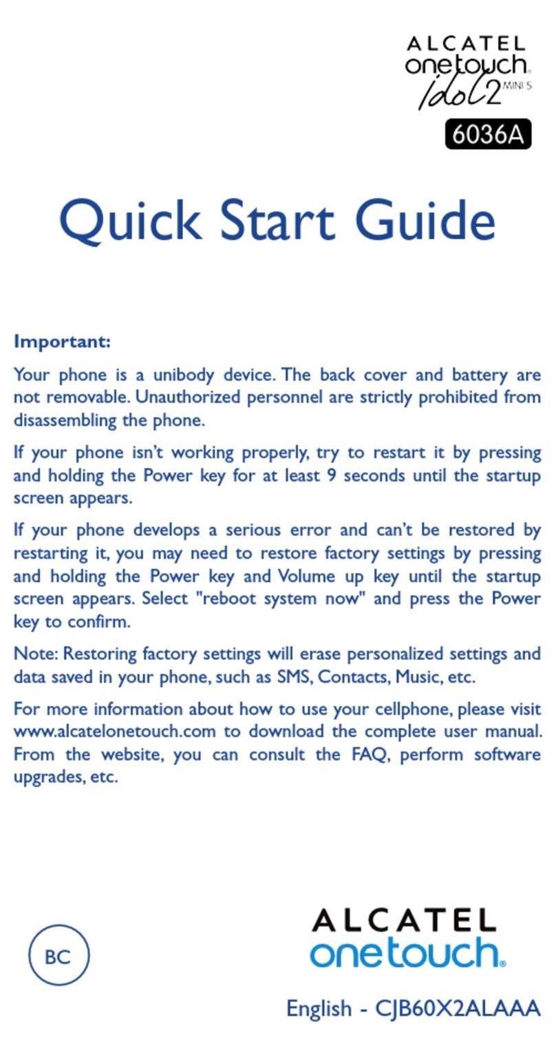 Alcatel IDOL 2 MINI S 6036A User manual