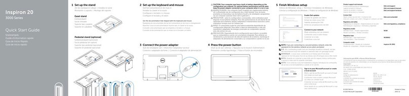 Dell Inspiron 20 3000 Series User manual