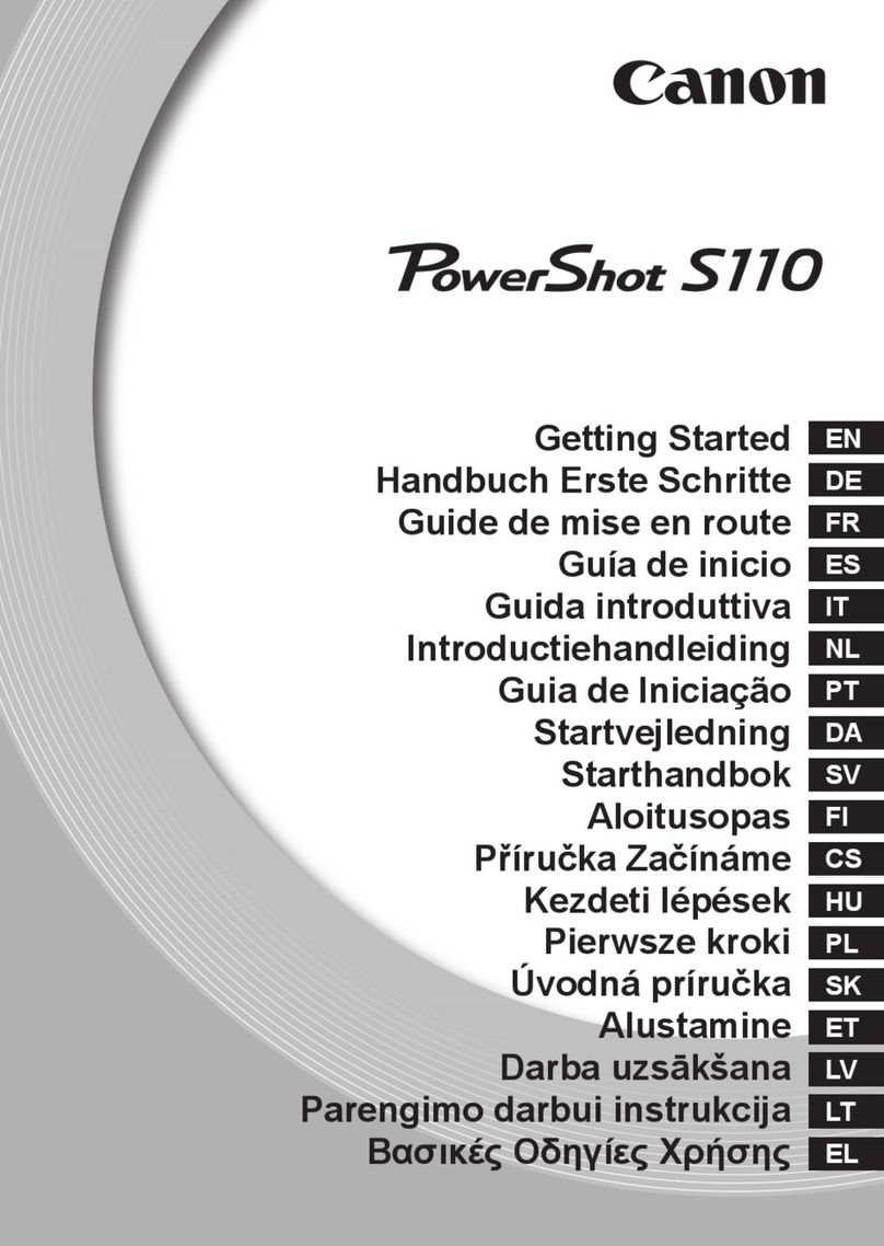 Canon PowerShot S110 Digital ELPH Getting started