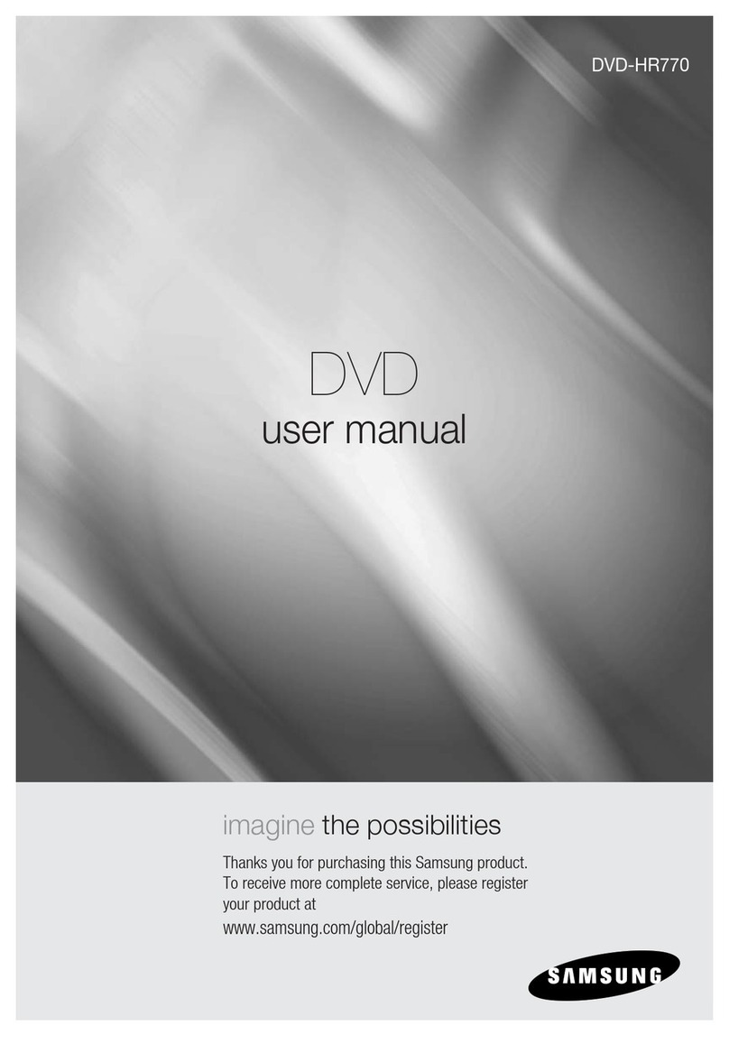 Samsung DVD-HR770 user manual