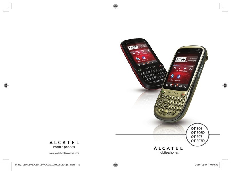 Alcatel OT-806 manual