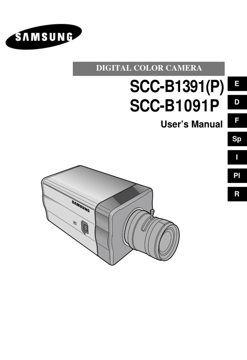 Samsung SCC-B1391 User manual Samsung SCC-B1391 User manual