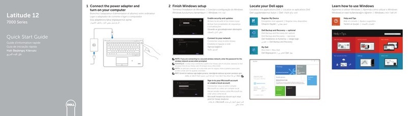 Dell Latitude 12 7000 Series User manual