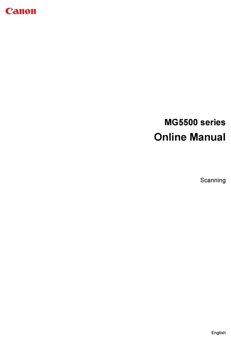 Canon PIXMA MG5500 Series Setup guide