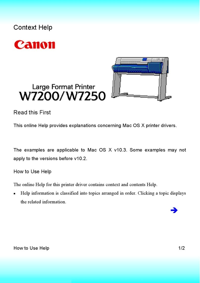 Canon imagePROGRAF W7200 User manual